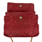 Prada Quilted Triangle Logo Chain Shoulder Bag Tessuto Nylon — view 5