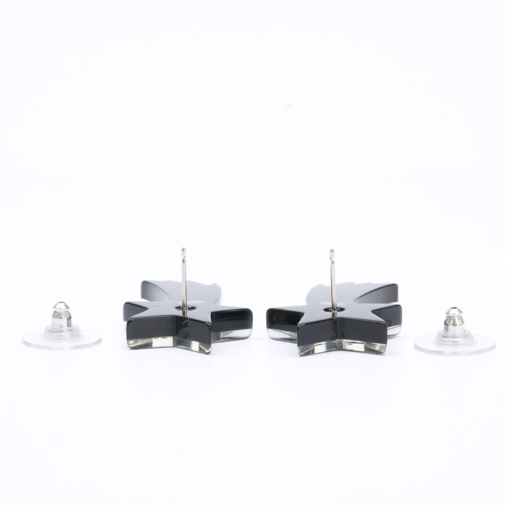 Chanel 17k Rhinestone CC Logo Shooting Star Earring — view 7