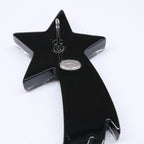 Chanel 17k Rhinestone CC Logo Shooting Star Earring — view 8