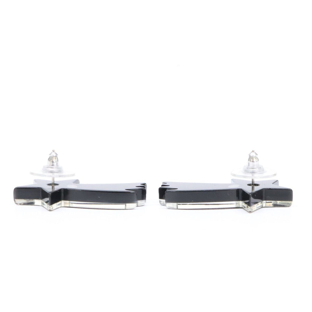Chanel 17k Rhinestone CC Logo Shooting Star Earring — view 5