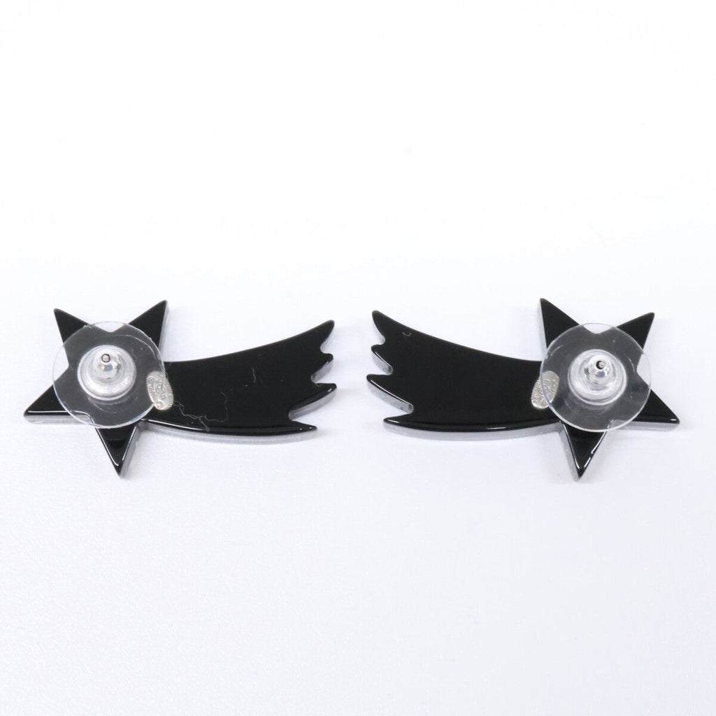 Chanel 17k Rhinestone CC Logo Shooting Star Earring — view 6