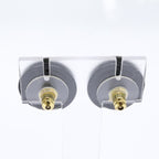 Chanel CC Logo Resin Metal Earring — view 3
