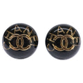 Chanel CC Logo Resin Metal Earring