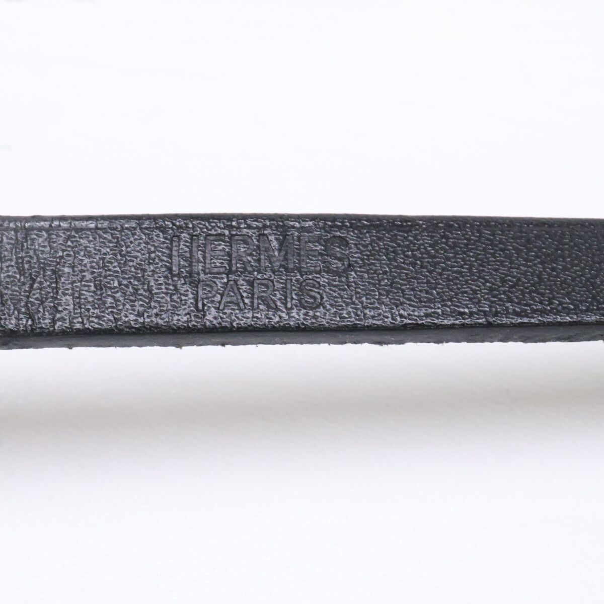 Hermes Behapi Triple Strand Leather Bracelet — view 9