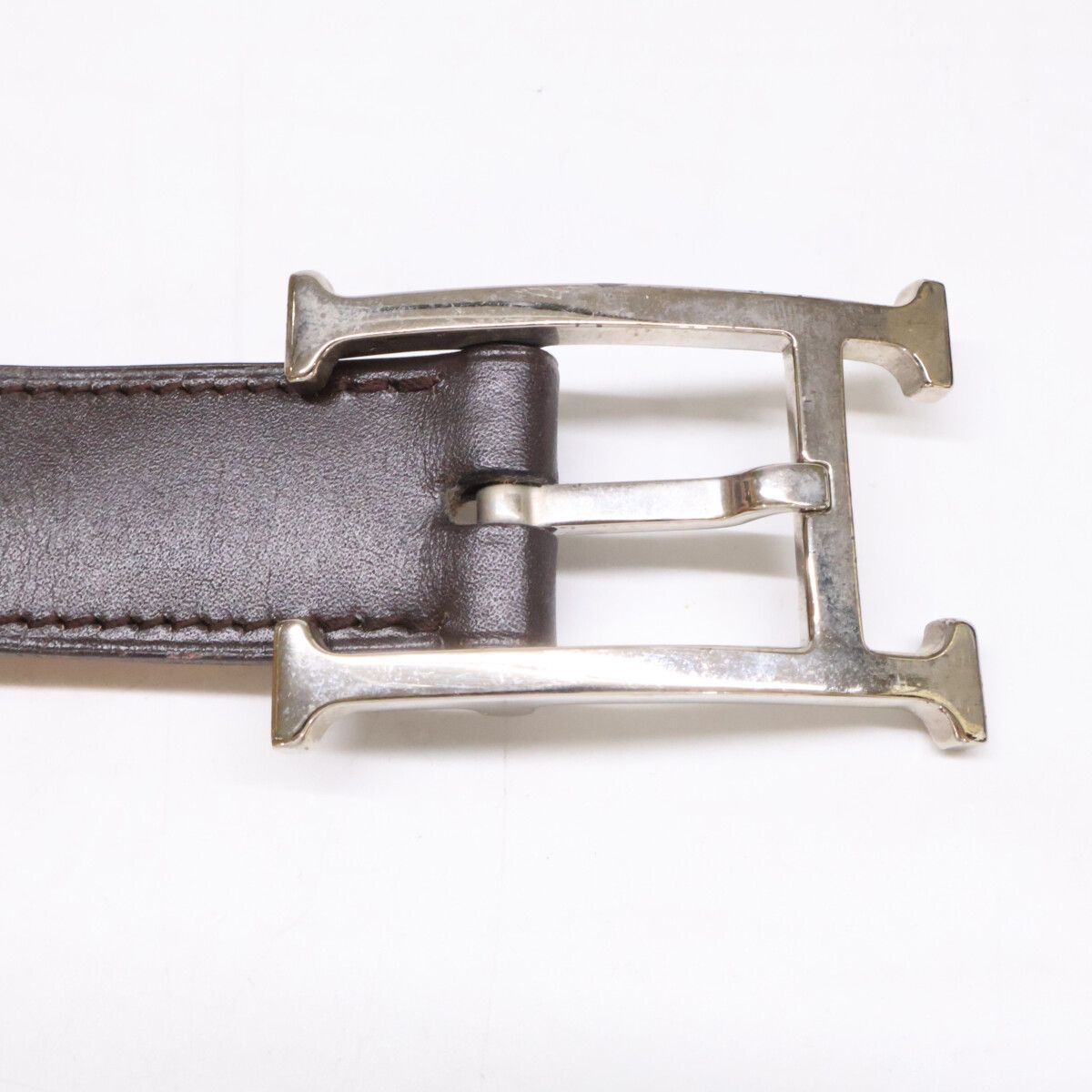 Hermes Buckle I Time Leather 90 Belt — view 4