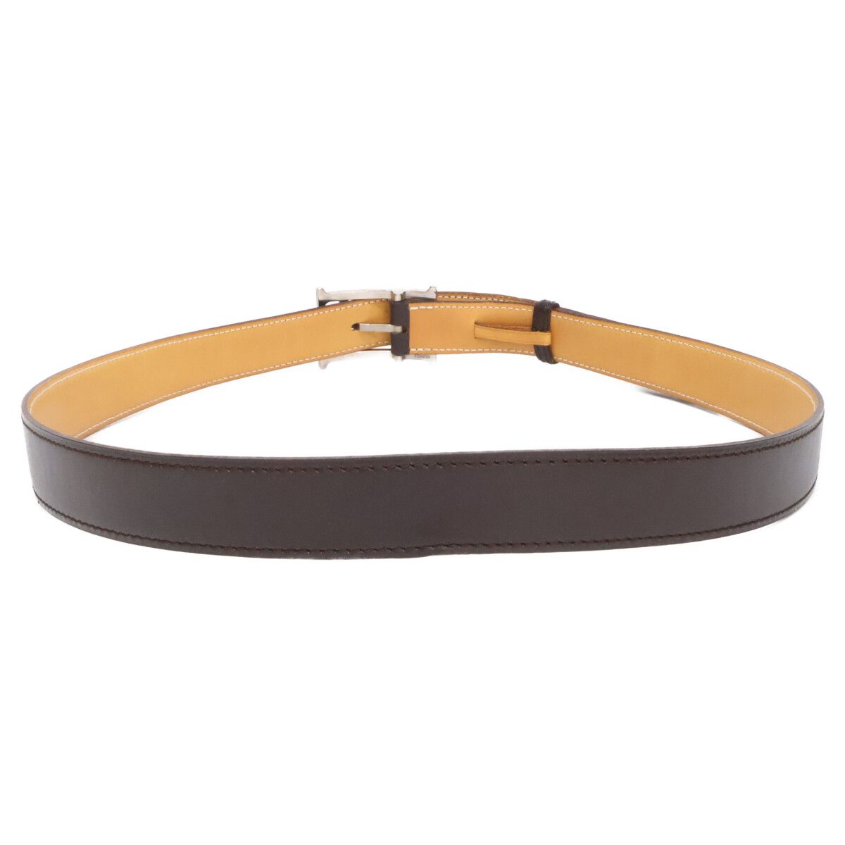 Hermes Buckle I Time Leather 90 Belt — view 3