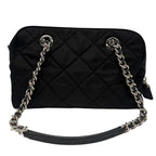 Prada Shoulder Bag Tessuto Impuntu Quilted Stitch Triangle Logo Chain Nylon — view 2