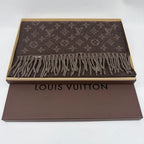 Louis Vuitton Echarpe Monogram Gradient Scarf Cashmere Brown