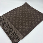 Louis Vuitton Echarpe Monogram Gradient Scarf Cashmere Brown — view 3