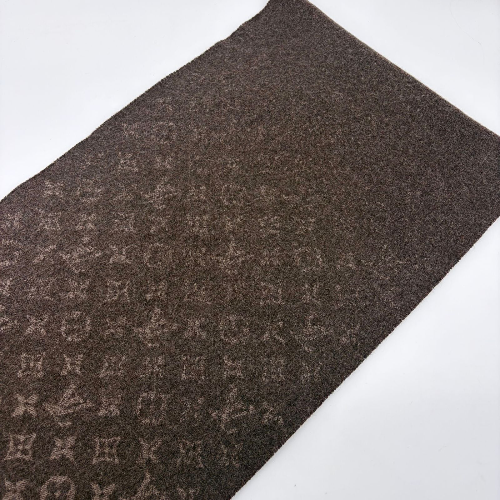 Louis Vuitton Echarpe Monogram Gradient Scarf Cashmere Brown — view 4