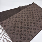 Louis Vuitton Echarpe Monogram Gradient Scarf Cashmere Brown — view 6