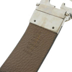 Gucci Interlocking Reversible Leather Buckle Belt 85 34 Black Brown — view 9