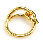 Hermes Scarf Ring Gold — view 6