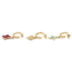 Louis Vuitton Boucle Doreille Sweet Monogram Earrings Total 3 Items — view 2