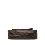 Louis Vuitton Monogram Mini Looping Shoulder Bag Brown Leather — view 3