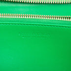 Bottega Veneta Intrecciato Zip Around Wallet Paraquito Green Leather — view 5