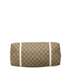 Gucci GG Supreme Tote Beige White Patent Leather — view 3