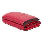 Fendi Selleria Trifold Wallet Compact Pink Leather — view 5