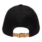 Louis Vuitton Monogram LV Fast Baseball Cap Black Leather Cotton — view 3