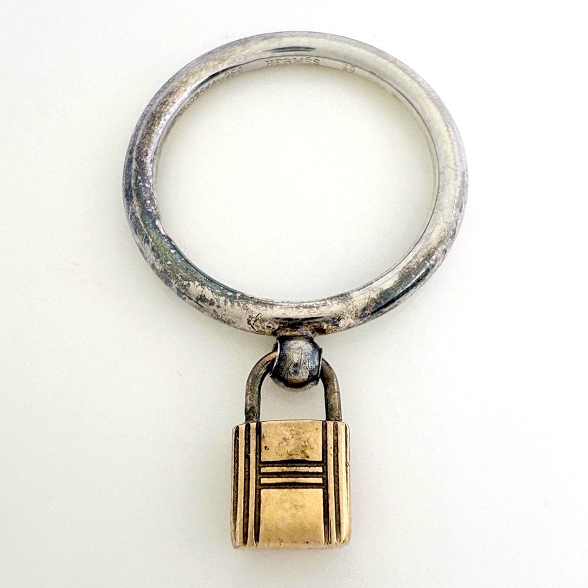 Hermes Amulet Cadena Ring 925 Sterling Silver — view 2