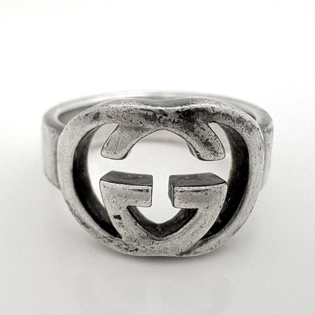 Gucci GG Logo Ring No 6.5 925 Sterling Silver — view 2