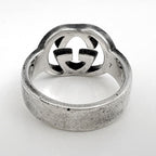 Gucci GG Logo Ring No 6.5 925 Sterling Silver — view 3