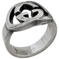 Gucci GG Logo Ring No 6.5 925 Sterling Silver