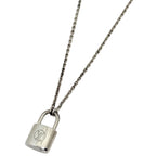 Louis Vuitton Pendentif Silver Lockit 925 Sterling Necklace