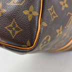 Louis Vuitton Keepall Bandouliere 50 2-Way Boston Bag Monogram Brown — view 3