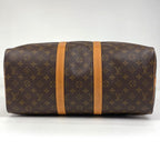 Louis Vuitton Keepall Bandouliere 45 2-Way Boston Bag Monogram Brown — view 2