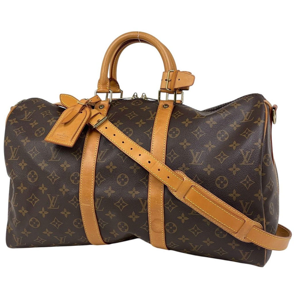 Louis Vuitton Keepall Bandouliere 45 2-Way Boston Bag Monogram Brown