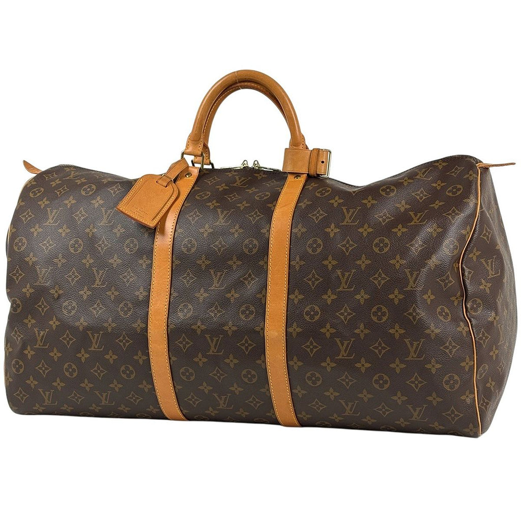 Louis Vuitton Keepall 60 Boston Bag Monogram Brown