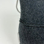 Chanel CC Logo Shoulder Bag Hip Fabric Gray — view 6