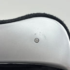 Chanel CC Logo Shoulder Bag Hip Fabric Gray — view 8