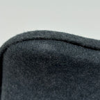 Chanel CC Logo Shoulder Bag Hip Fabric Gray — view 5