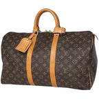 Louis Vuitton Keepall 45 Boston Bag Monogram Brown