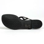Hermes Egeri Flat Sandals Shoes Ruba Black — view 3