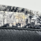 Chanel CC Logo Tote Tweed Print Nylon White Black — view 7