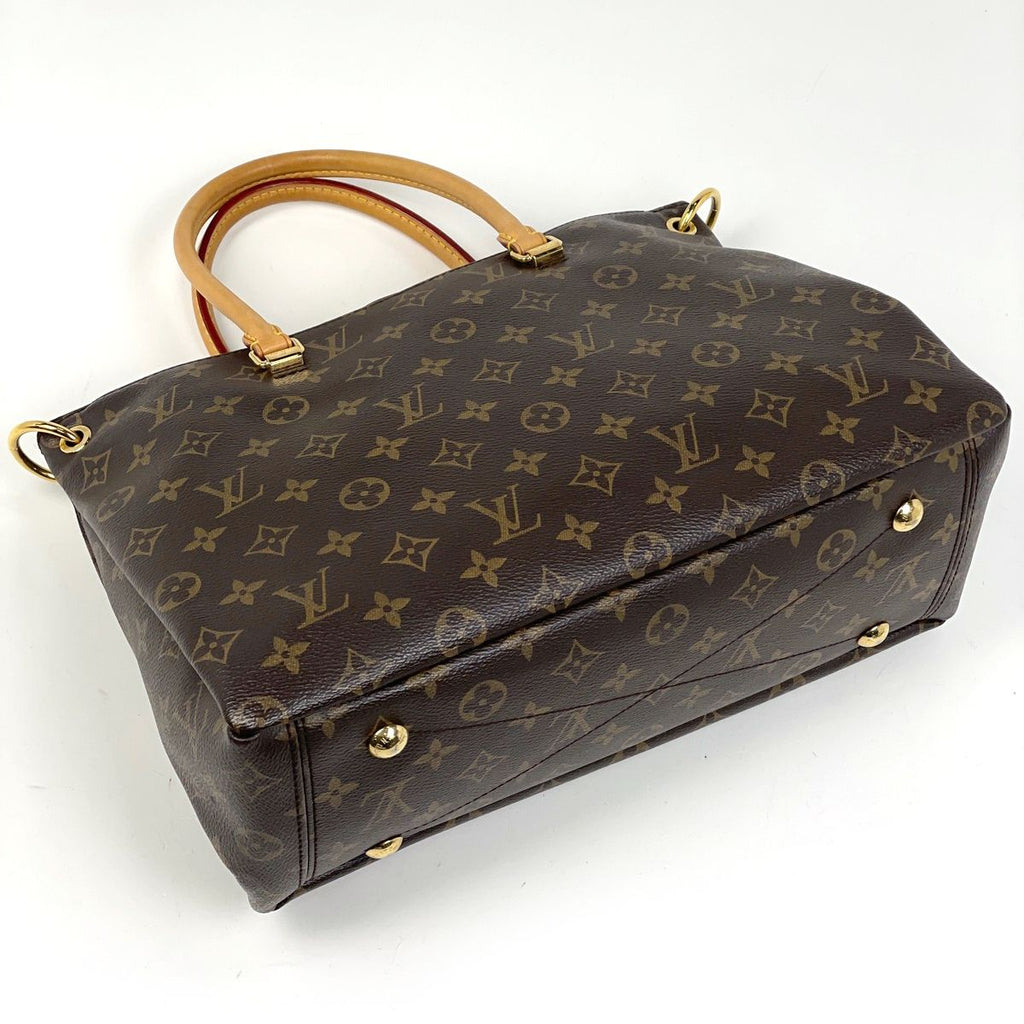 Louis Vuitton Pallas Shoulder Bag 2-Way Monogram Brown Aurore — view 2