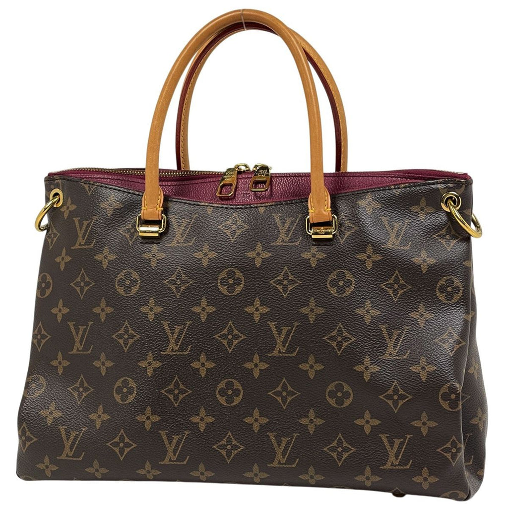 Louis Vuitton Pallas Shoulder Bag 2-Way Monogram Brown Aurore