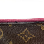 Louis Vuitton Pallas Shoulder Bag 2-Way Monogram Brown Aurore — view 5