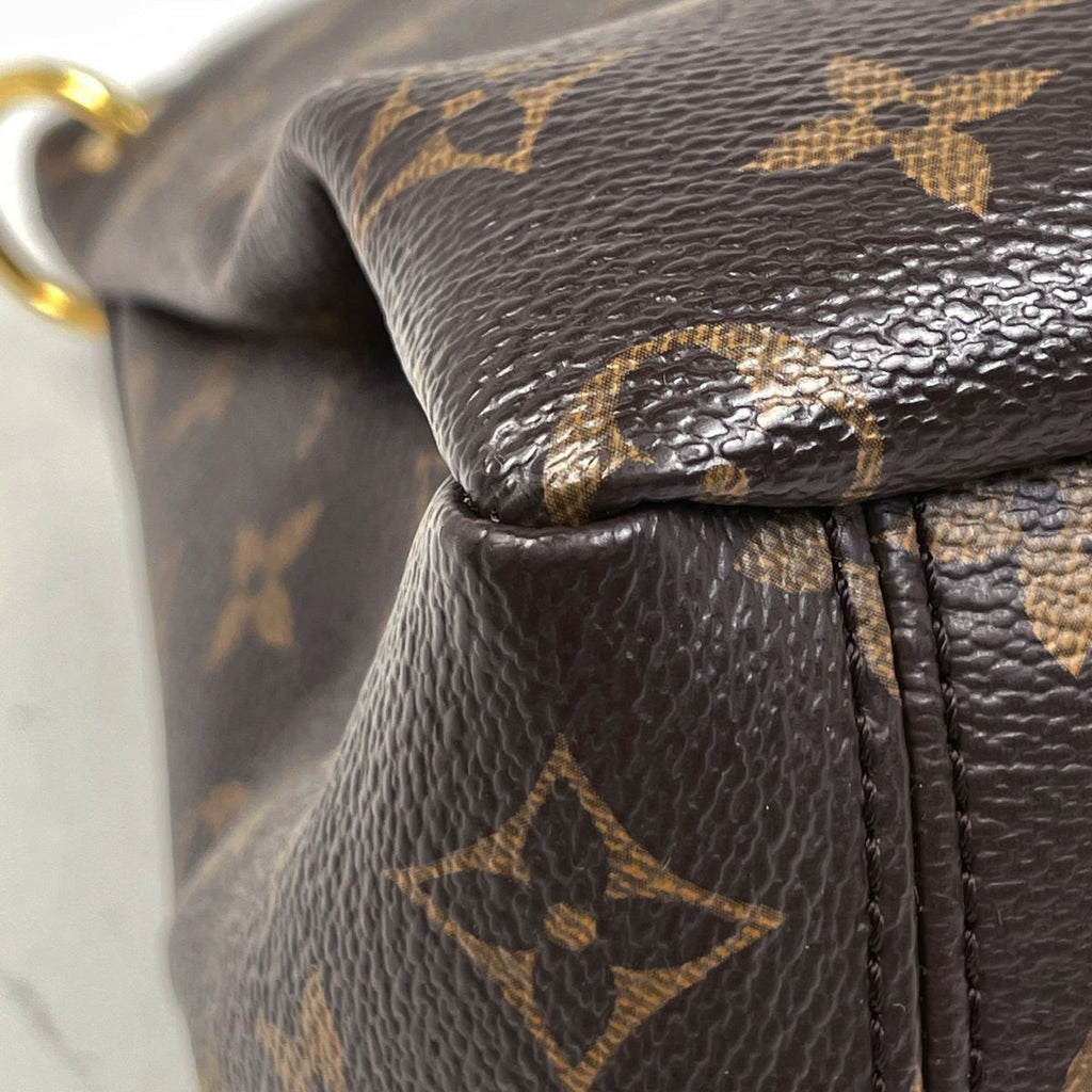 Louis Vuitton Pallas Shoulder Bag 2-Way Monogram Brown Aurore — view 3