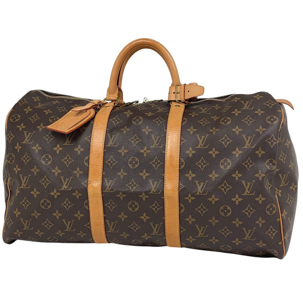 Louis Vuitton Keepall 50 Boston Bag Monogram Brown