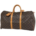 Louis Vuitton Keepall 50 Boston Bag Monogram Brown