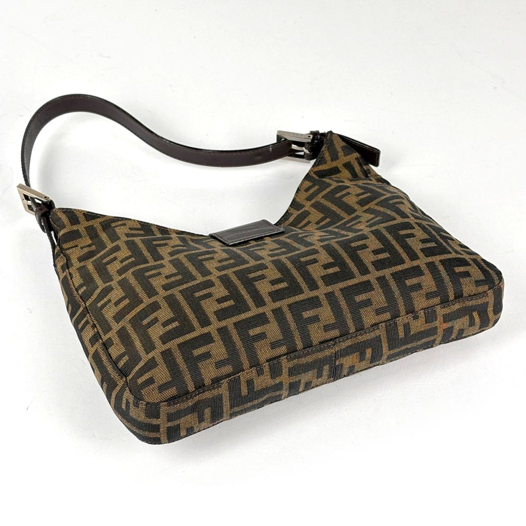 Fendi Zucca Pattern Shoulder Bag Canvas Brown — view 2