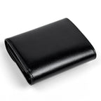 Celine Triomphe Trifold Wallet Leather Black — view 2
