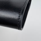 Celine Triomphe Trifold Wallet Leather Black — view 3