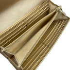 Chanel Wallet Quilted Gold Lambskin — view 5