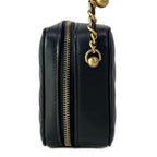Chanel Shoulder Bag Quilted Mini Black Chain Gold Cocobol — view 4
