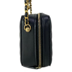 Chanel Shoulder Bag Quilted Mini Black Chain Gold Cocobol — view 2